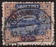 Germany 1921 Saar 25 Pfennig Multicolor Scott 71. Saar 71. Uploaded by susofe